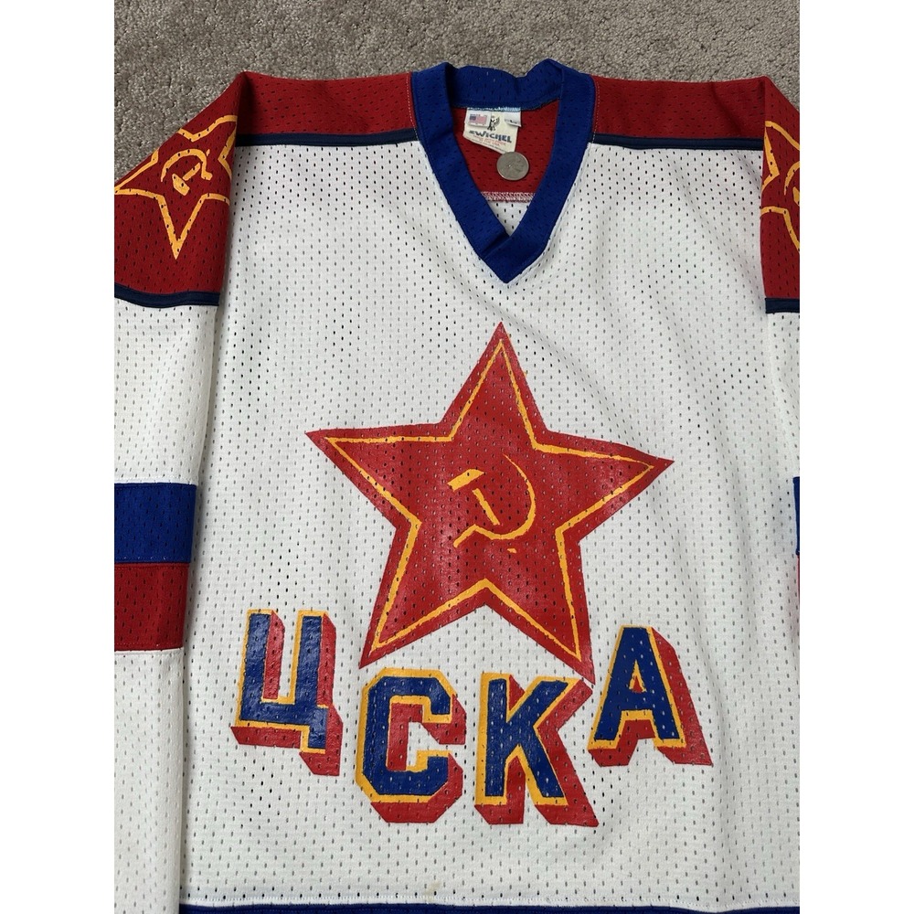 Mens Jersey NHL 80s HC CSKA Moscow, ZWICHEL Made In USA, Size L - Picture 4 of 13